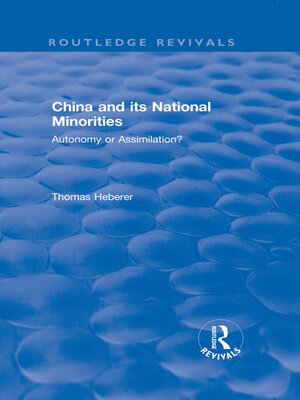 cover image of China and Its National Minorities